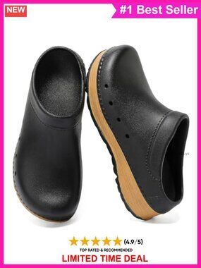 Slip-On Non-Slip Closed Toe Nursing Clogs Work Shoes EVA Comfort